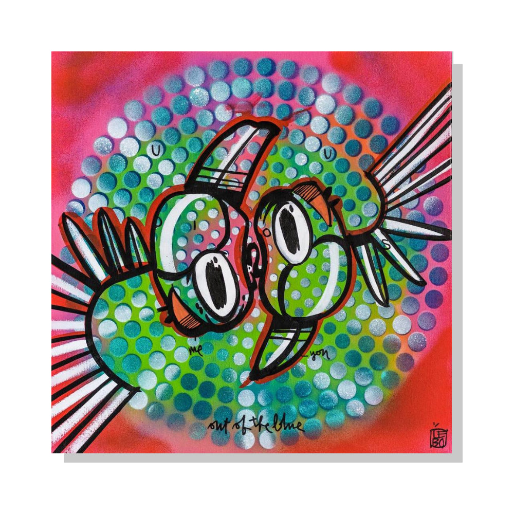 Out of the Blue - Lebo Steel Mineral Print